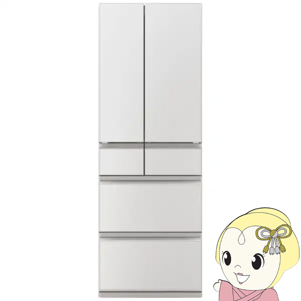 �①�Ɂy�ݒu���z�O�H�d�@ WZ�V���[�Y ��65cm 495L 6�h�A �ω��J���^�C�v �O�����h���l���z���C�g MR-WZ50N-W