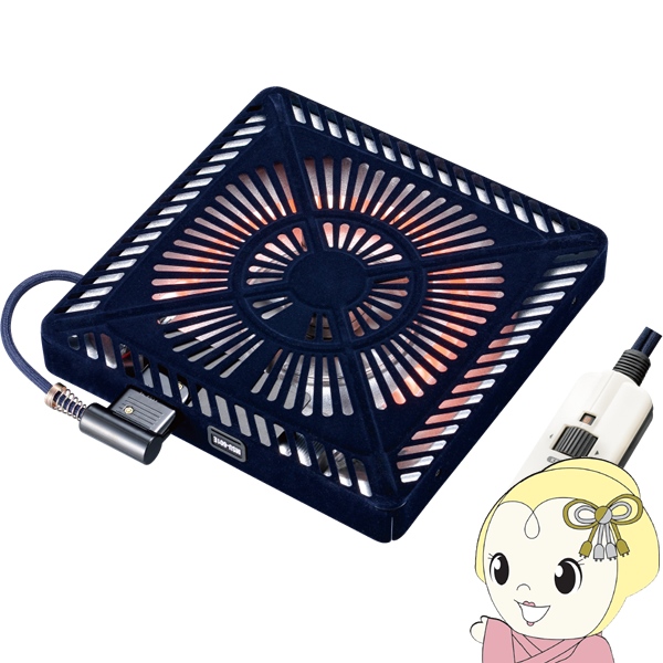メトロ電気工業 こたつ用取り替えヒーターユニット MSU-601E-DKB 交換用 ファン付き薄型 U字形石英管ヒーター 遠赤外線 | メトロ電気工業