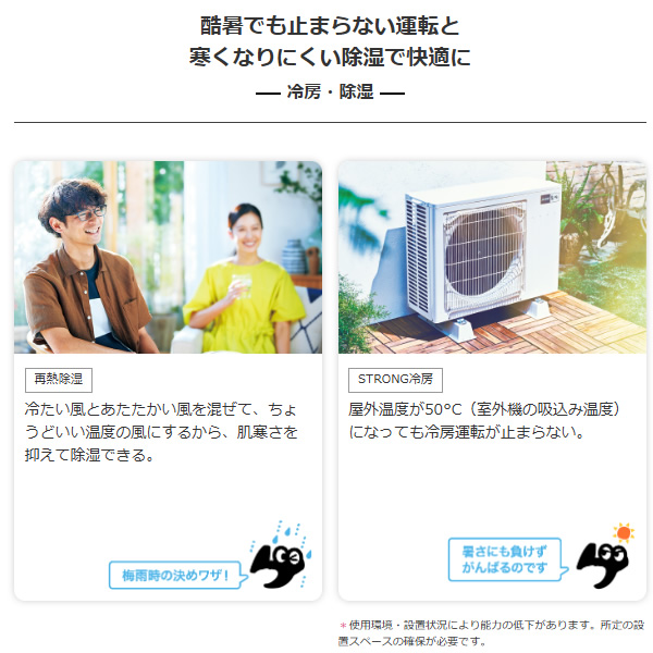 エアコンさん専用 S80ZTRXP-C 壁掛形エアコン RXシリーズ うるさらX 26畳対応
