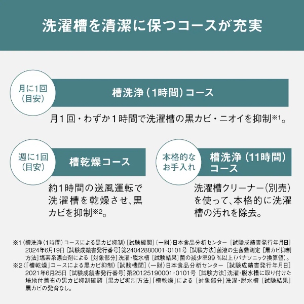Panasonic（パナソニック） 【京都は標準設置込み】洗濯機 全自動洗濯 