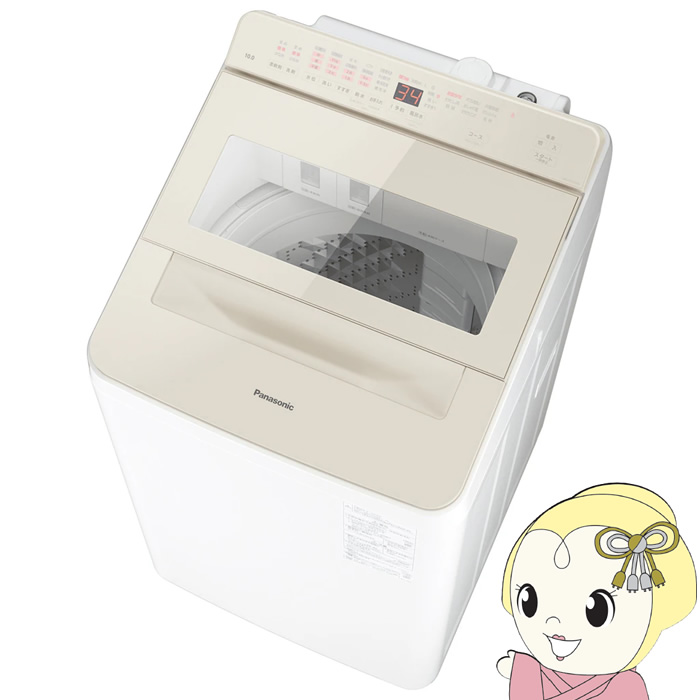 �S��������@ �y�W���ݒu��z Panasonic �p�i�\�j�b�N 10.0kg �T���h�O���[�W�� NA-FA10K6-C
