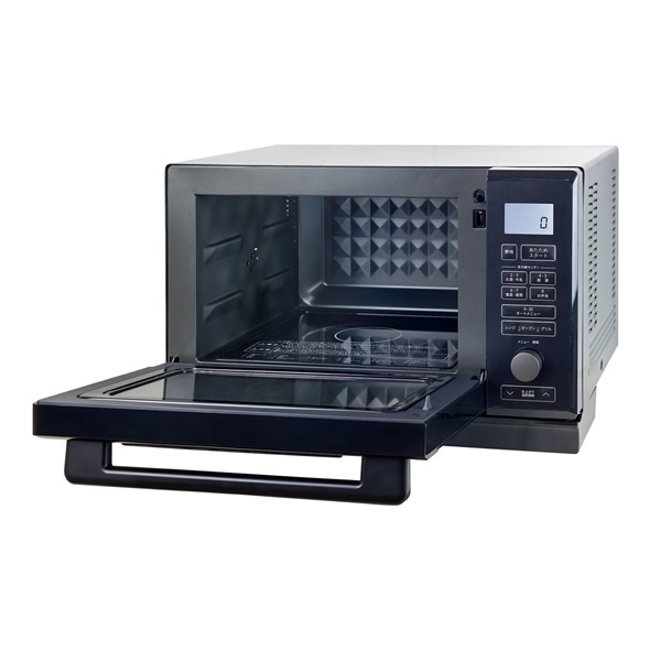 山善 簡易スチームオーブンレンジ YAMAZEN 24L NERK-F0241TSV-B