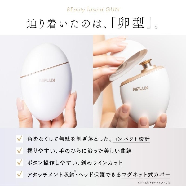 NIPLUX 美顔器 筋膜リリースガン フェイスポイント 美ガン ビガン