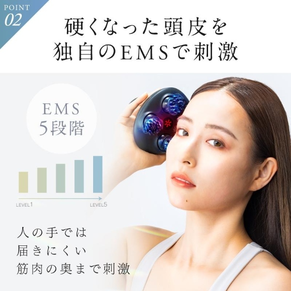 NIPLUX ヘッドスパ 頭皮マッサージ EMSヘッドマッサージ NIPLUX EMS