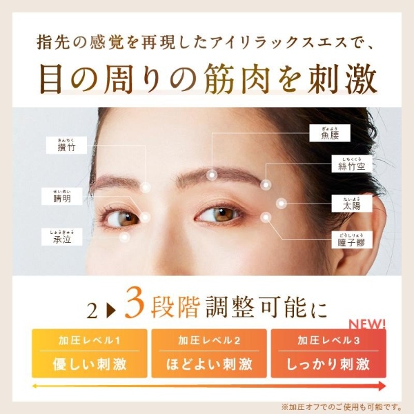 NIPLUX アイマッサージャー 充電式ホットアイマスク NIPLUX EYE RELAX