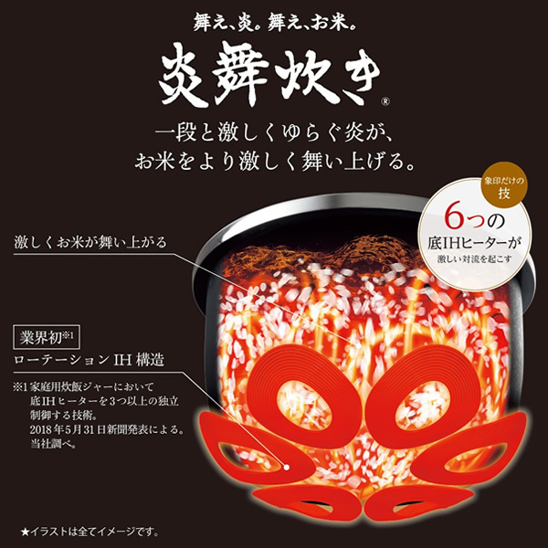 2023SALE 象印 圧力IH炊飯ジャー 炎舞炊き 5.5合炊き 濃墨 NW-LB10-BZ