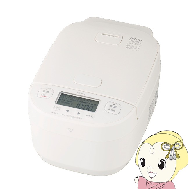 �ۈ� ZOJIRUSHI NW-YD10-WA ����IH���уW���[ ���M��Η� 5.5������ �z���C�g �y2026�N���f���z
