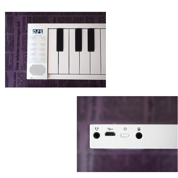 折りたたみ式 電子ピアノ MIDI キーボード 88鍵盤 TAHORNG ORIPIA88