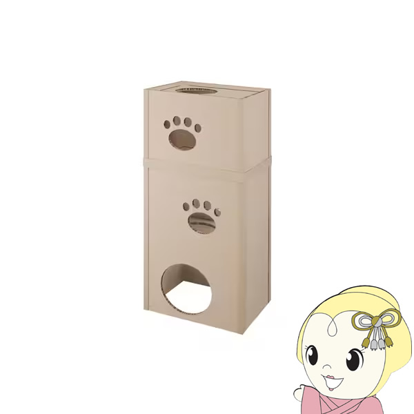 アイリスオーヤマ ねこねこタワー 3段 P-NT3 (キャットタワー