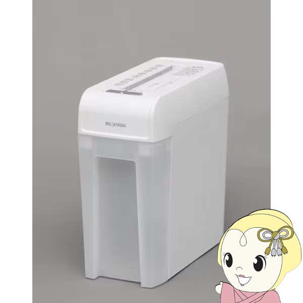 IRIS OHYAMA（アイリスオーヤマ） シュレッダー ホワイト A4・CD・DVD