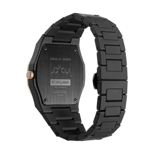 正規品 新品　D1 MILANO Polycarbonate PCBJ35 D1 MILANO（ディーワン ミラノ） 腕時計 ポリカーボン ブラック
