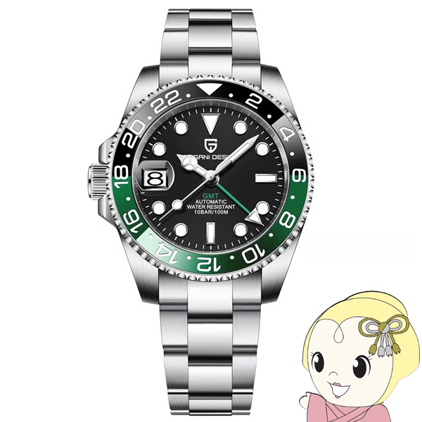 �ӻ��� ��� PAGANI DESIGN PD-1662 ��ư���� ��/���٥��� 40mm GMT�� ����ɽ�� 10�����ɿ� �ѥ����˥ǥ�����