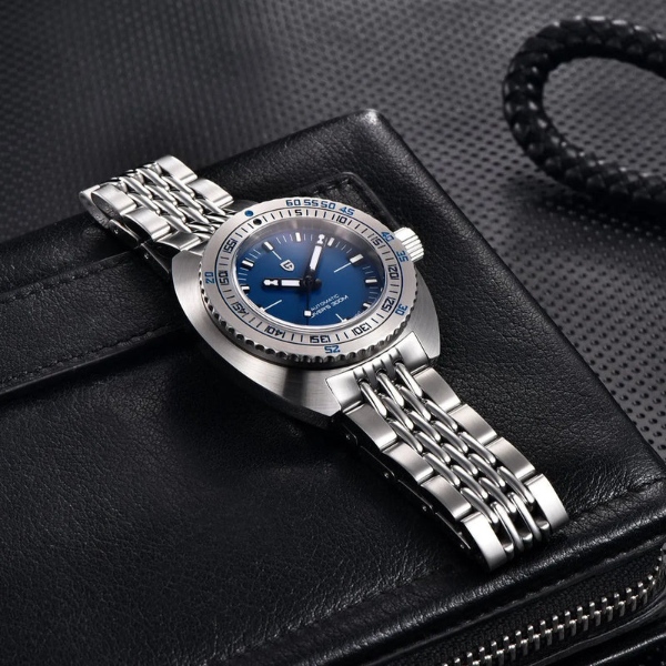 腕時計 メンズ PAGANI DESIGN PD-1719 自動巻き 42.7mm ブルー文字盤