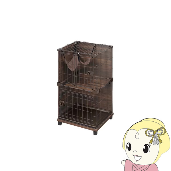 アイリスオーヤマ ファニチャースタイルケージ 2段 PFSC-602 (キャット