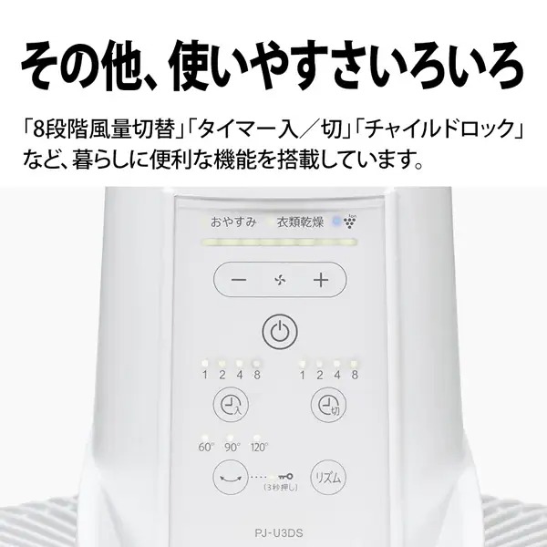SHARP（シャープ） リビング扇風機 プラズマクラスター DCモーター搭載