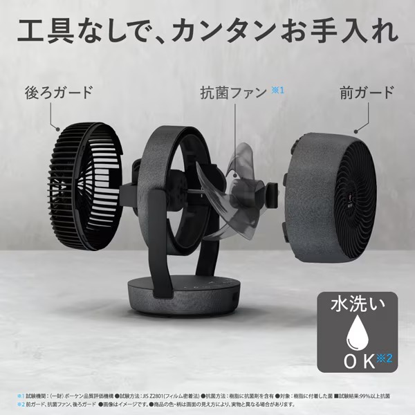 SHARP（シャープ） サーキュレーター DCモーター搭載 ライトグレー PK