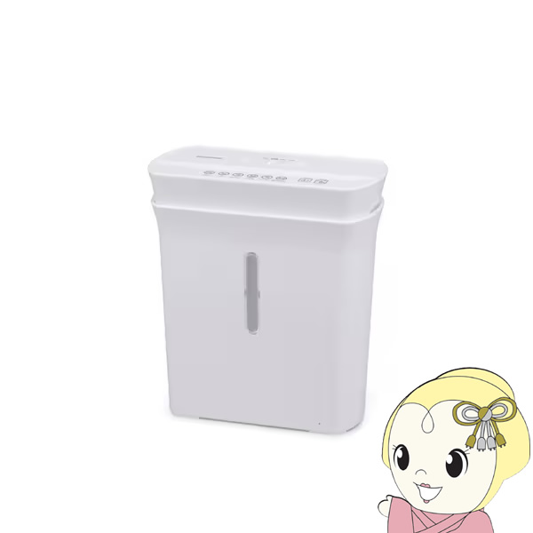 パーソナルシュレッダー アイリスオーヤマ クロスカット 約8.9L ホワイト PS-A8C-W | IRIS OHYAMA