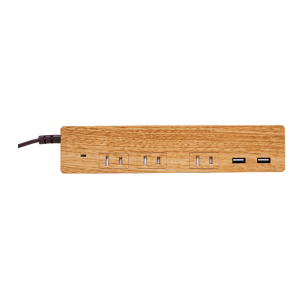 電源タップ おしゃれ 木目調 Fargo ファーゴ Natural Wood Tap AC3個口 2.1A USB2ポート ベージュウッド  個別スイッチ付き PT337BEWD :PT337BEWD:ぎおん - 通販 - Yahoo!ショッピング