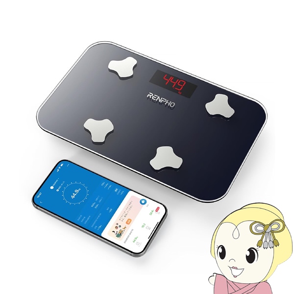 RENPHO（レンフォ） 体組成計 体重計 RENPHO Elis Go R-A009 : ぎおん