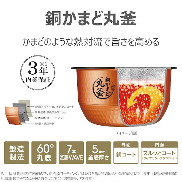 TOSHIBA（東芝） 炊飯器 5.5合炊き 真空圧力IH ジャー炊飯器 炎匠炊き
