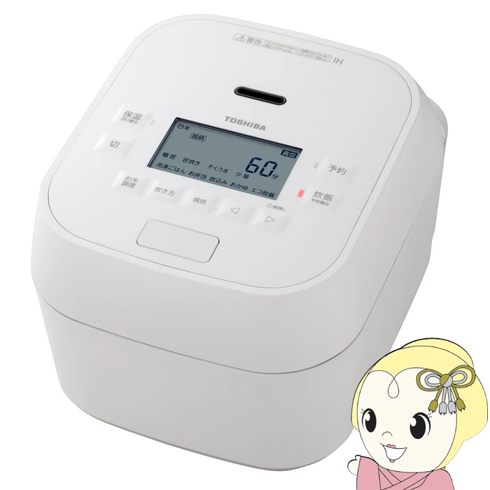 ���ъ� ���� TOSHIBA �^�󈳗�IH�W���[���ъ� �������� 5.5������ �O�����z���C�g RC-10HGX-W