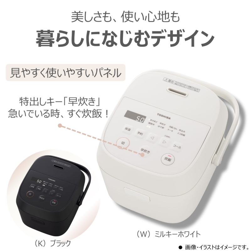 TOSHIBA（東芝） 炊飯器 TOSHIBA 3合炊き マイコン ジャー炊飯器