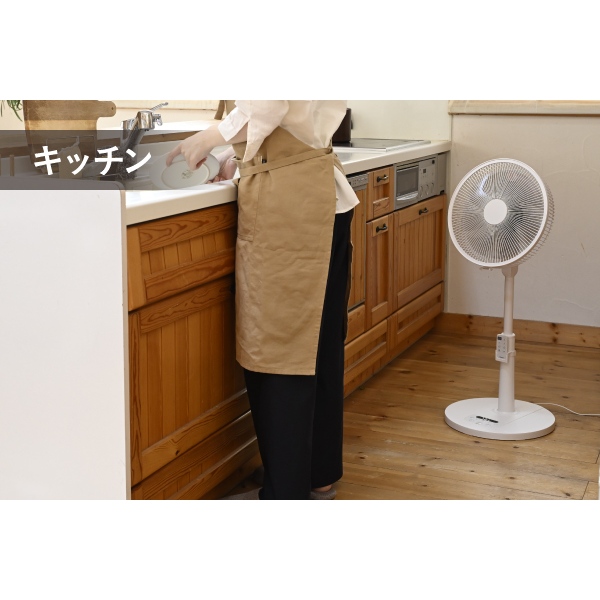 山善 扇風機 DCモーター リビング扇風機 7枚羽根 30cm USB Type