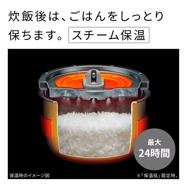 日立（HITACHI） 炊飯器 圧力＆スチームIHジャー炊飯器 5.5合炊き