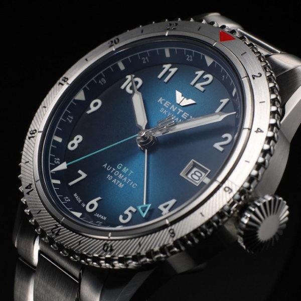 KENTEX（ケンテックス） スカイマンGMT 自動巻き 腕時計 メンズ SEIKO 