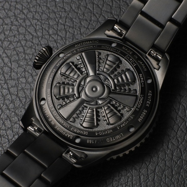 KENTEX（ケンテックス） スカイマンGMT 自動巻き 腕時計 メンズ SEIKO