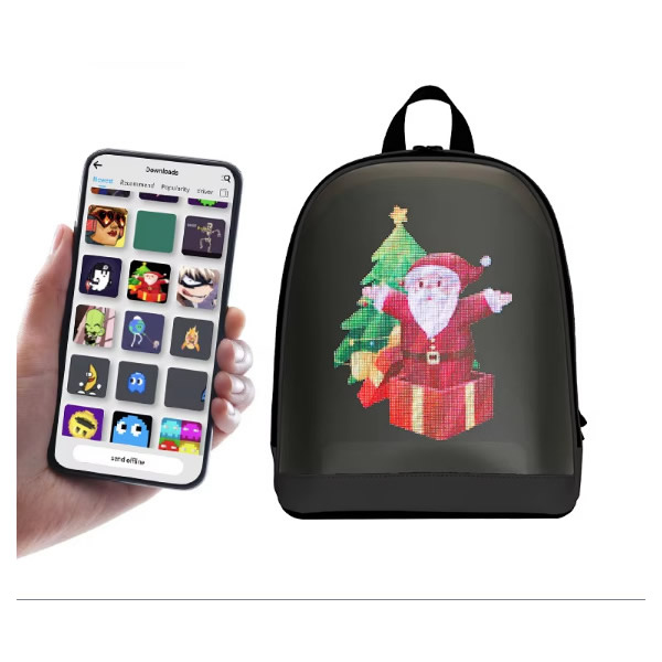 リュック スマートLEDバックパック ブラック おしゃれ かわいい SB-T7