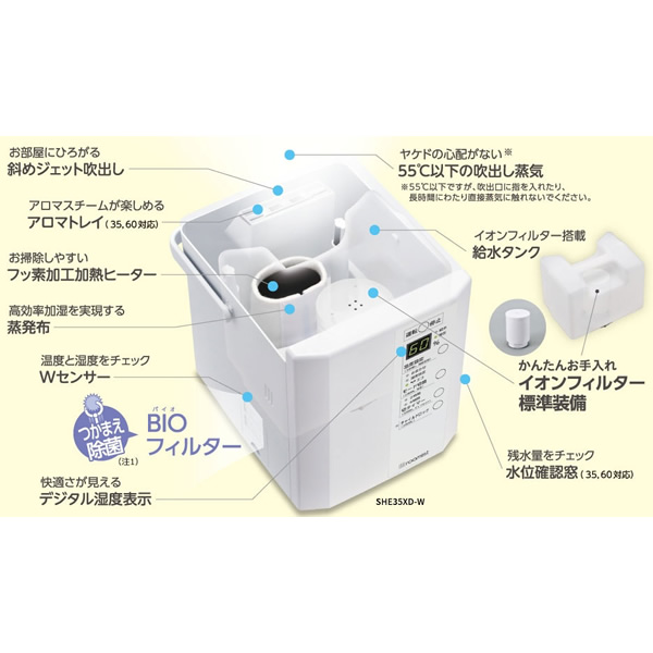 予約]スチーム式加湿器 三菱重工 MITSUBISHI スチームファン蒸発式加湿