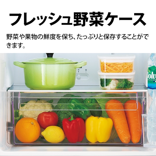 [予約 約2-3週間以降]冷蔵庫 【標準設置費込】 シャープ SHARP 230L 幅54.4cm 右開き 2ドア マットホワイト プラズマクラスター SJ-BD23P-W ぎおん | SHARP | 07