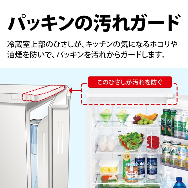 [予約 約1-2週間以降]冷蔵庫 シャープ SHARP 179L 幅49.5cm つけかえどっちもドア 2ドア マットホワイト SJ-D18P-W | SHARP | 06