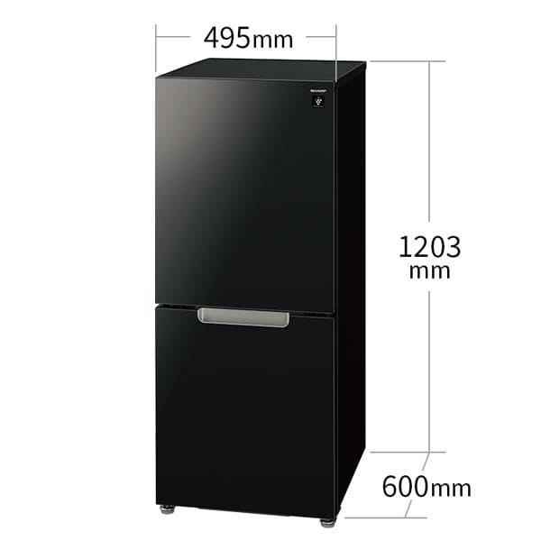 【ほぼ新品】SHARP冷蔵庫152L SJ-GD15P-B SJ-GD15P | 冷蔵庫：シャープ