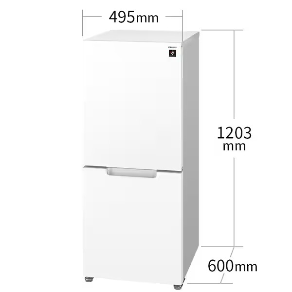 SHARP（シャープ） [予約 約2-3週間以降]冷蔵庫 SHARP 152L 幅49.5cm