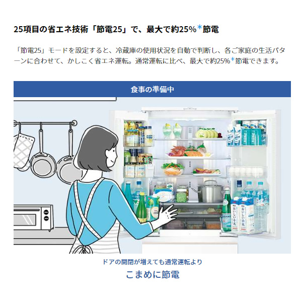 予約]冷蔵庫【標準設置費込み】シャープ 457L 6ドア冷蔵庫