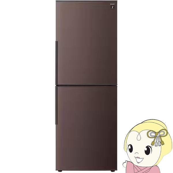 [�\�� ��1-2�T�Ԉȍ~]�①�� �y�ݒu���z�V���[�v SHARP 280L ��56cm �E�J�� 2�h�A �v���Y�}�N���X�^�[ ���ۋ@�\ �A�R�[���u���E�� SJ-PD28R-T