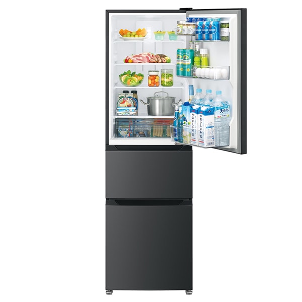 [予約 約2-3週間以降]冷蔵庫 【標準設置費込】 シャープ SHARP 317L 幅54.4cm 右開き 3ドア プラズマクラスター マットグレーSJ-PT32P-H ぎおん | SHARP | 02