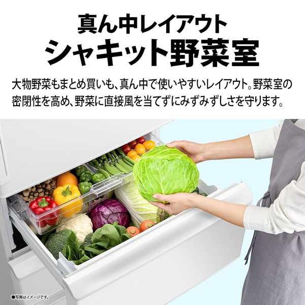 [予約 約3-4週間以降]冷蔵庫【標準設置費込】SHARP シャープ 408L 5ドア どっちもドア シルキーマットホワイト SJ-XW41P-W ぎおん | SHARP | 05