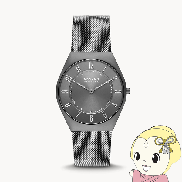 【国内正規品】腕時計 スカーゲン SKAGEN メンズ Grenen ウルトラスリム 二針 ステンレススチール メッシュウォッチ アナログ SKW6824 :SKW6824:ぎおん