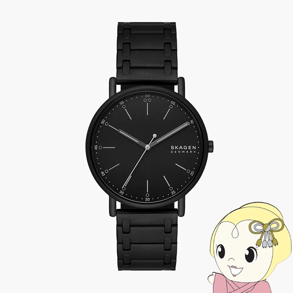 SKAGEN（スカーゲン） 腕時計「SIGNATUR」 ステンレス ブレスレットウォッチ ブラック SKW6914