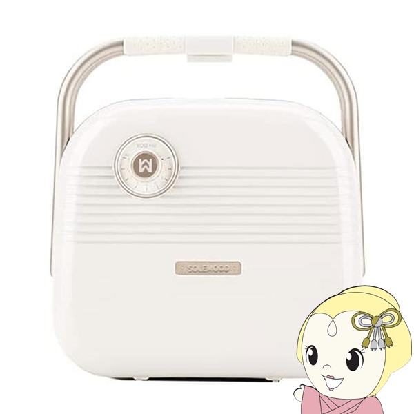 新品未開封品　SOLEMOODマルチサンドメーカー HY-6602 アイボリー色 SOLEMOOD シン三海 ホットサンドメーカー 2枚 アイボリー solemood-hy