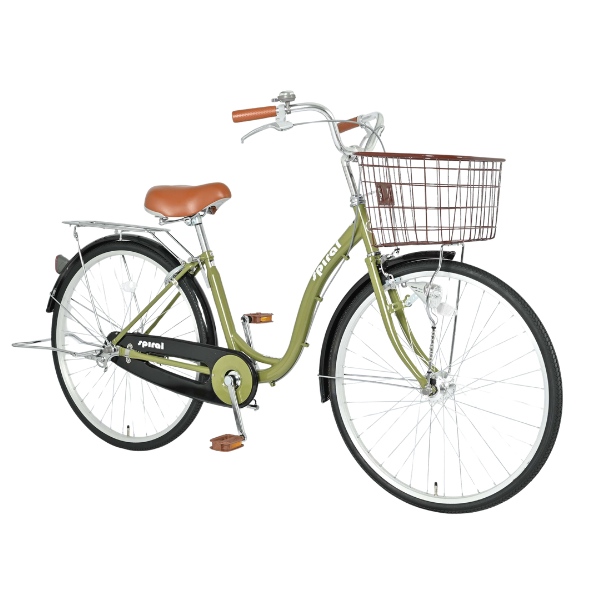 美和商事 【メーカー直送】 自転車 26インチ スパイラル26 LEDオート