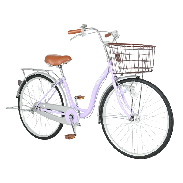 【SALE！通常価格より¥1000引き！美品！】LEDオートライト　26インチ自転車　ピンク 美和商事 【メーカー直送】 自転車 26インチ スパイラル26 LEDオート