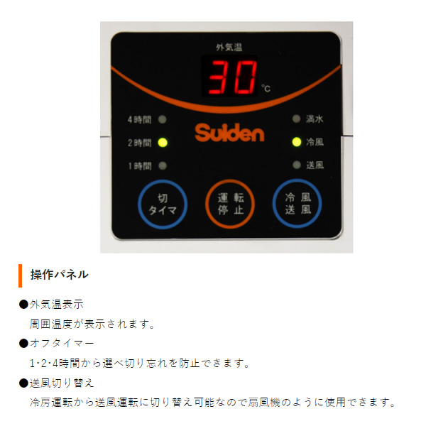 Suiden スイデン ポータブルスポットエアコン SS-16MZW-1 製造、工場用
