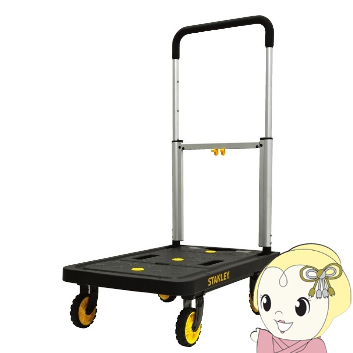 STANLEY �X�^�����[ �v���b�g�t�H�[���g���b�N ��֎��݃^�C�v SXWT-PC517B �܂肽���ݎ� ��� �ύڗ�120kg �^�� �J�[�g