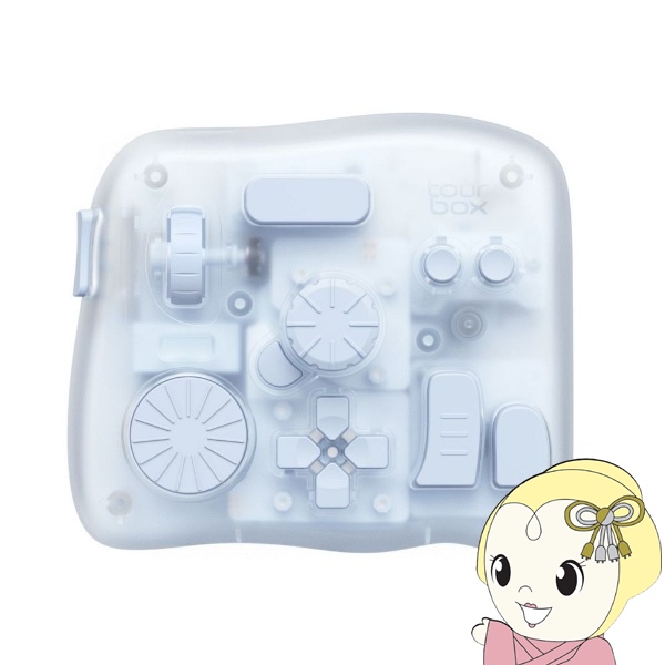TourBox Elite Plus グレイシャーブルー TourBox iPadOS / macOS Windows 全対応左手デバイス Elite Plus