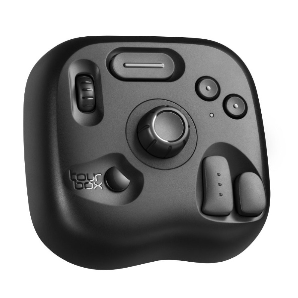 最新Windows10 Bluetooth搭載 メタルブラック TourBox Windows / macOS 対応 左手デバイス Bluetooth接続 TourBox