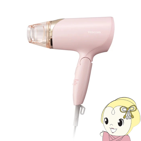 テスコム TESCOM マイナスイオン ヘアドライヤー ピンク TD260A-P｜gion